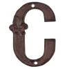 Husbokstav C Gjutjärn 12 cm