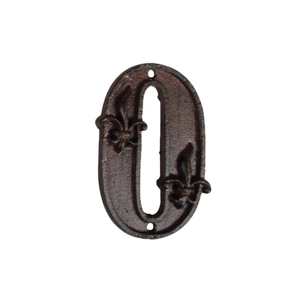 Husnummer 0 Gjutjärn 12 cm