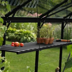 Hylla Fällbar Växthus 1200 x 300 mm Svart Vitavia