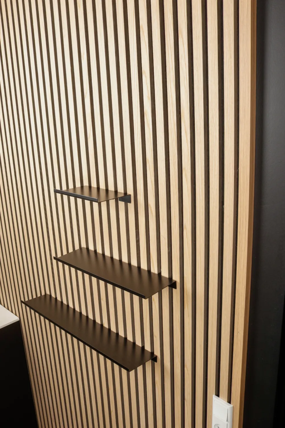 Hylla Akustikpanel Svart 20 cm Home>it