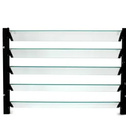 Jalusifönster Växthus Svart 610 x 450 mm Vitavia