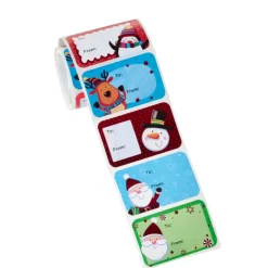 Julklappsetiketter 80-pack Stemning