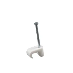 Kabelklammer 3-5 mm Oval Vit 20-pack