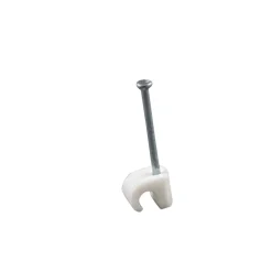 Kabelklammer 3-5 mm Rund Vit 20-pack