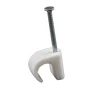 Kabelklammer 8-12 mm Rund Vit 20-pack