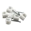 Kabelklammer 5-7 mm Rund Vit 100-pack