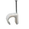 Kabelklammer 14-20 mm Rund Vit 10-pack