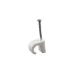 Kabelklammer 5-7 mm Rund Vit 20-pack