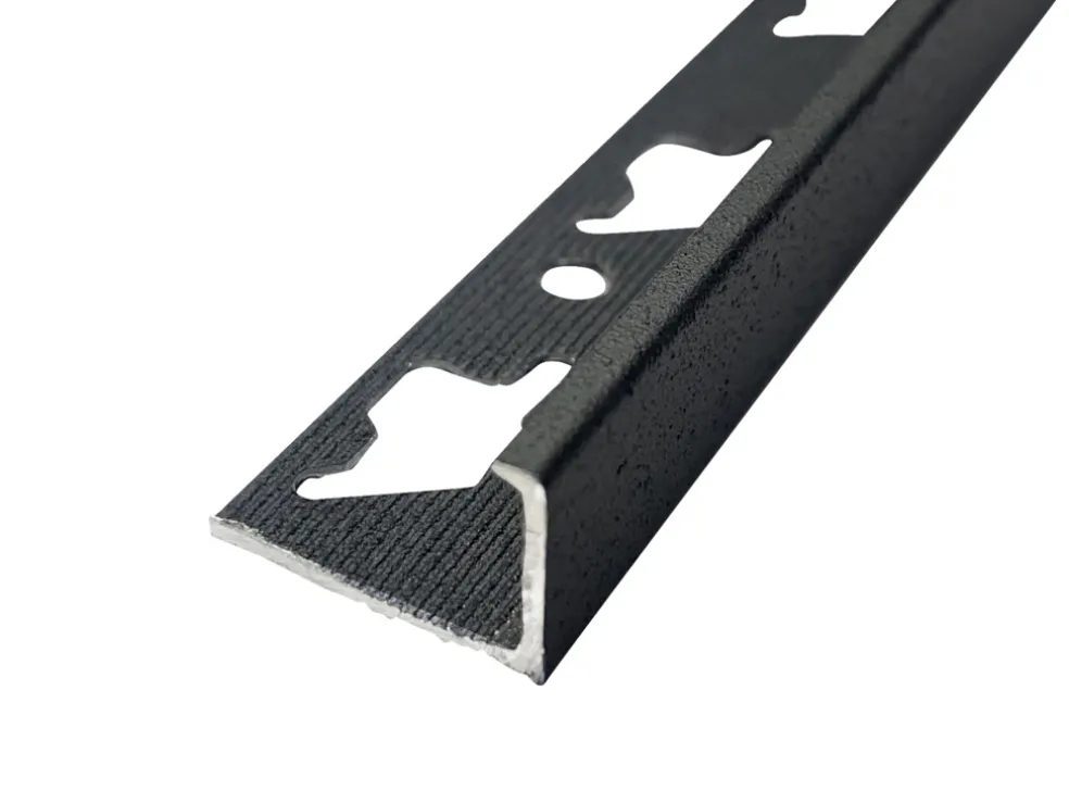 Kakellist Alu Antracitgrå 23 x 11 mm - 2,5 m