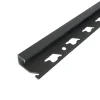 Kakellist Alu Antracitgrå 27 x 8 mm - 2,5 m