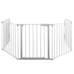 Kaminskydd Vit 135 x 72,5 x 115 cm Glöd