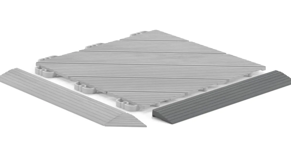 Kantlist Deck45 Soft Grey 2-pack Hestra