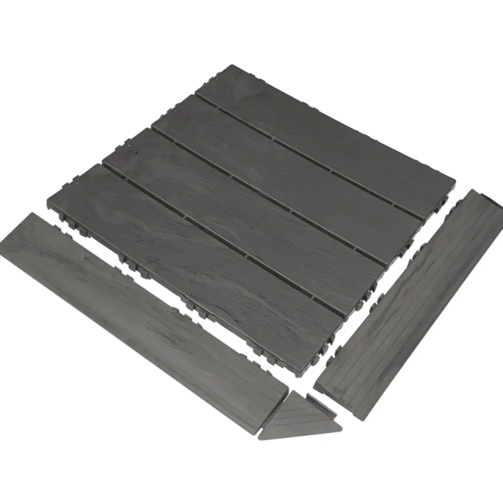 Kantlist Woodlook Mörkgrå 2-pack Hestra
