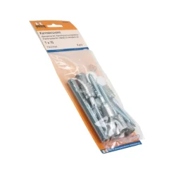 Karmskruvskit 17 delar 7 x 70 mm Heco