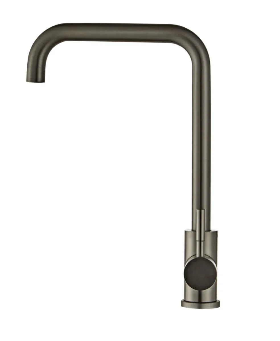 Köksblandare Kantig Gunmetal