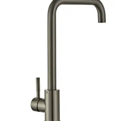 Köksblandare Kantig Gunmetal
