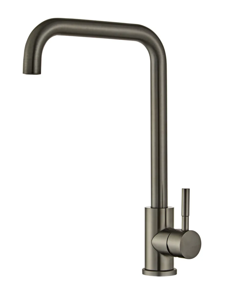 Köksblandare Kantig Gunmetal