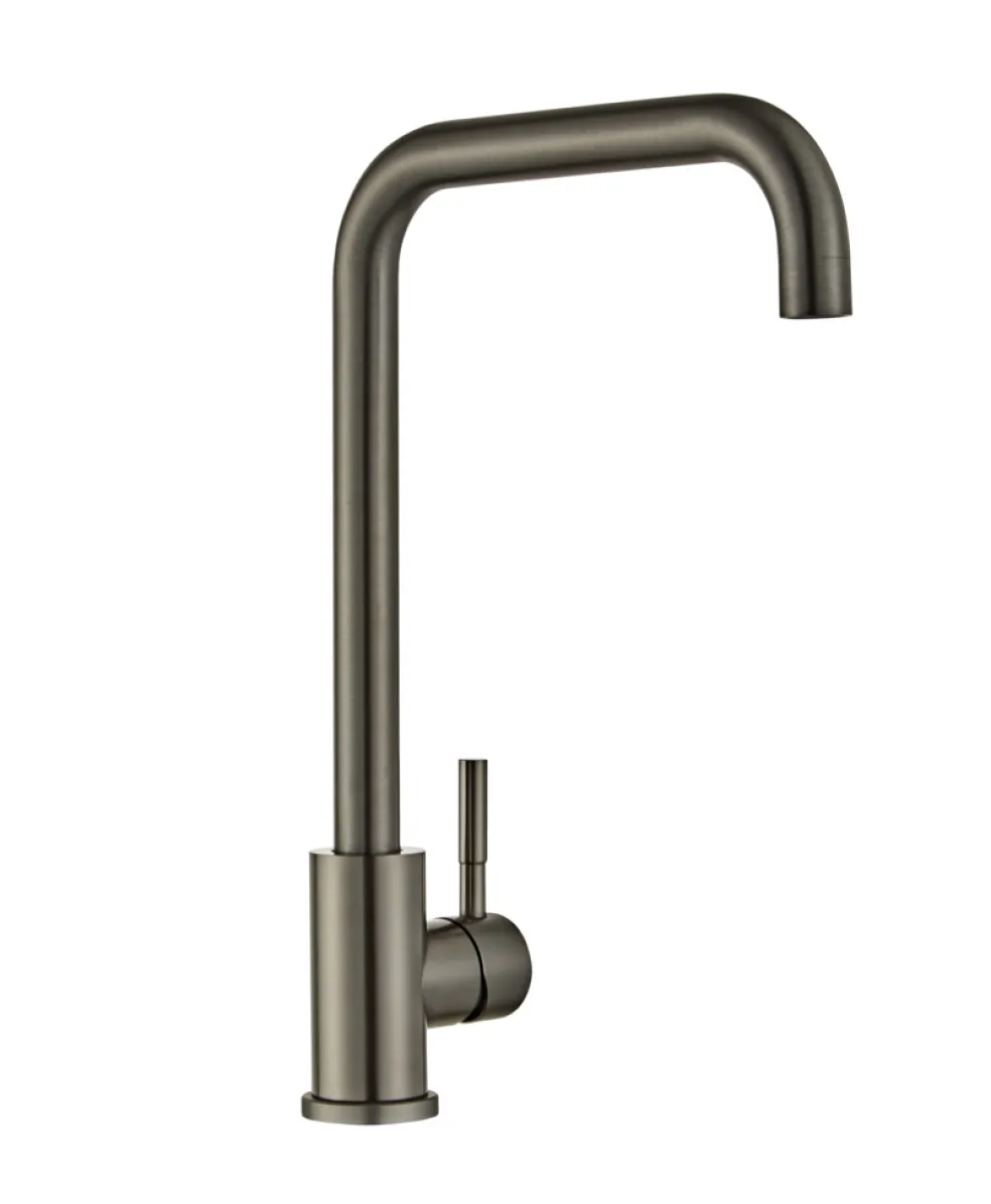 Köksblandare Kantig Gunmetal