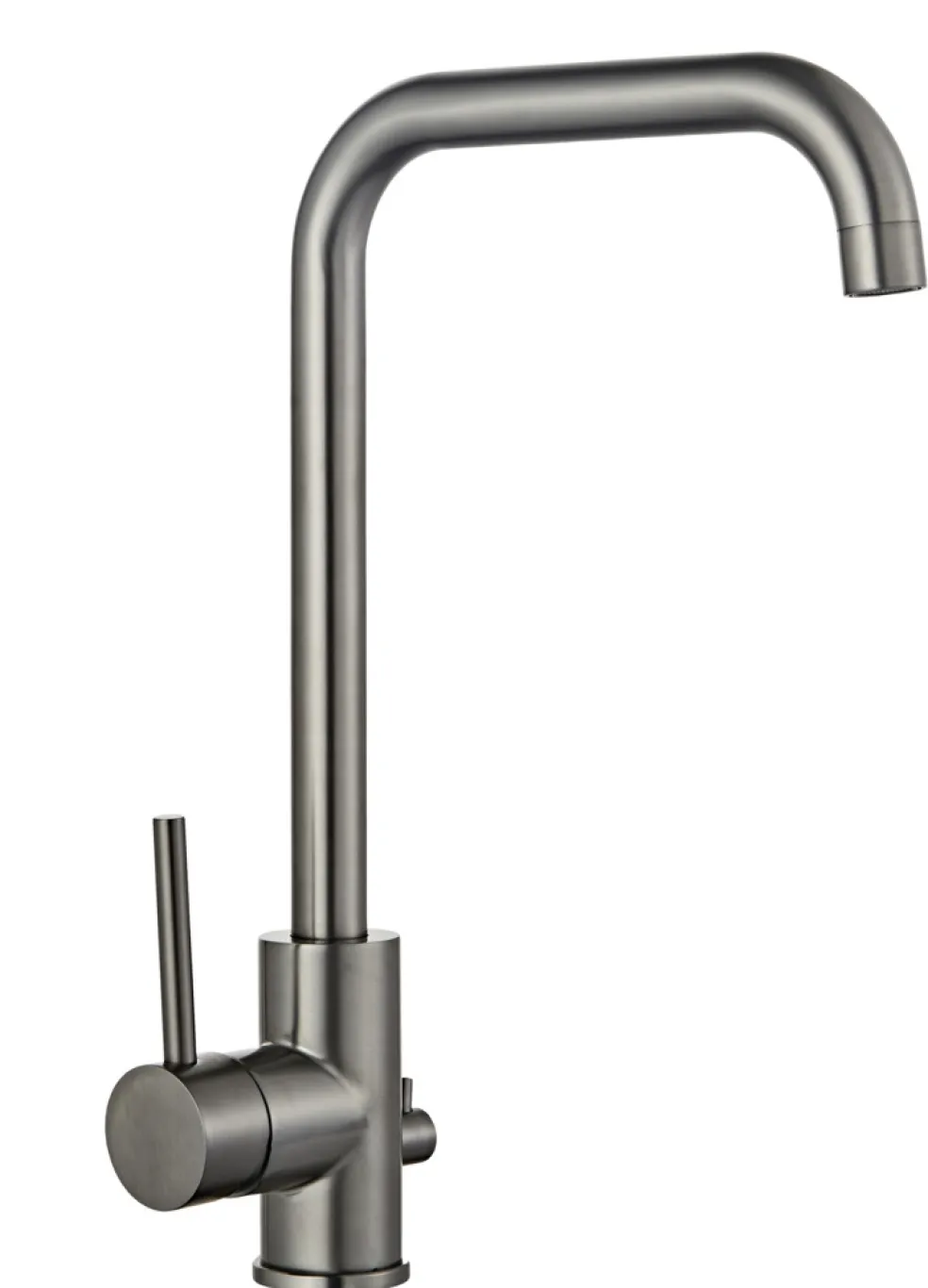 Köksblandare Kantig m/dm-avstängning Gunmetal
