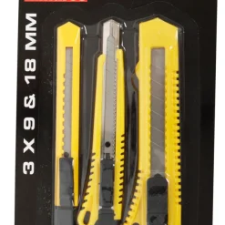 Kniv 3-pack 9/18 mm Millarco
