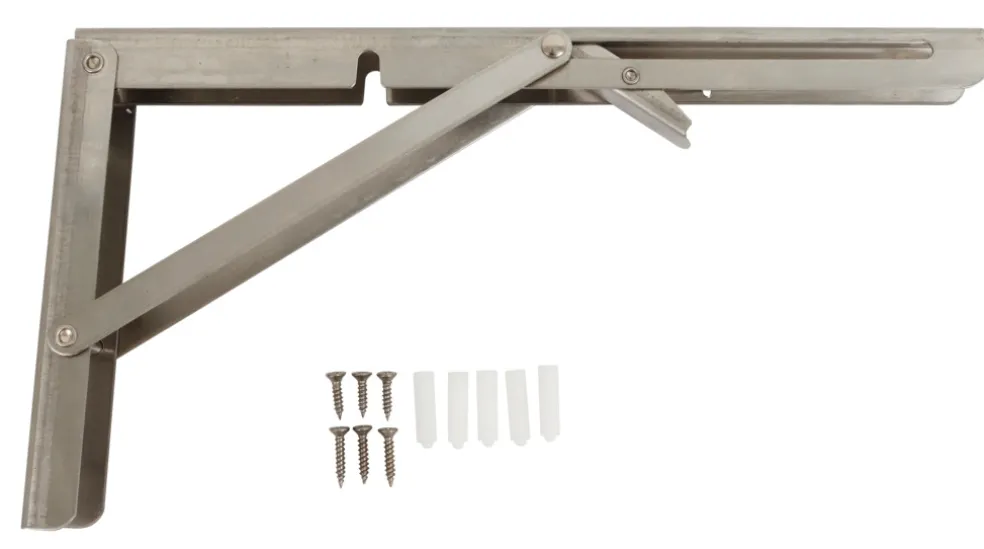 Konsol Hopfällbar Rostfritt stål 300 x 170 mm
