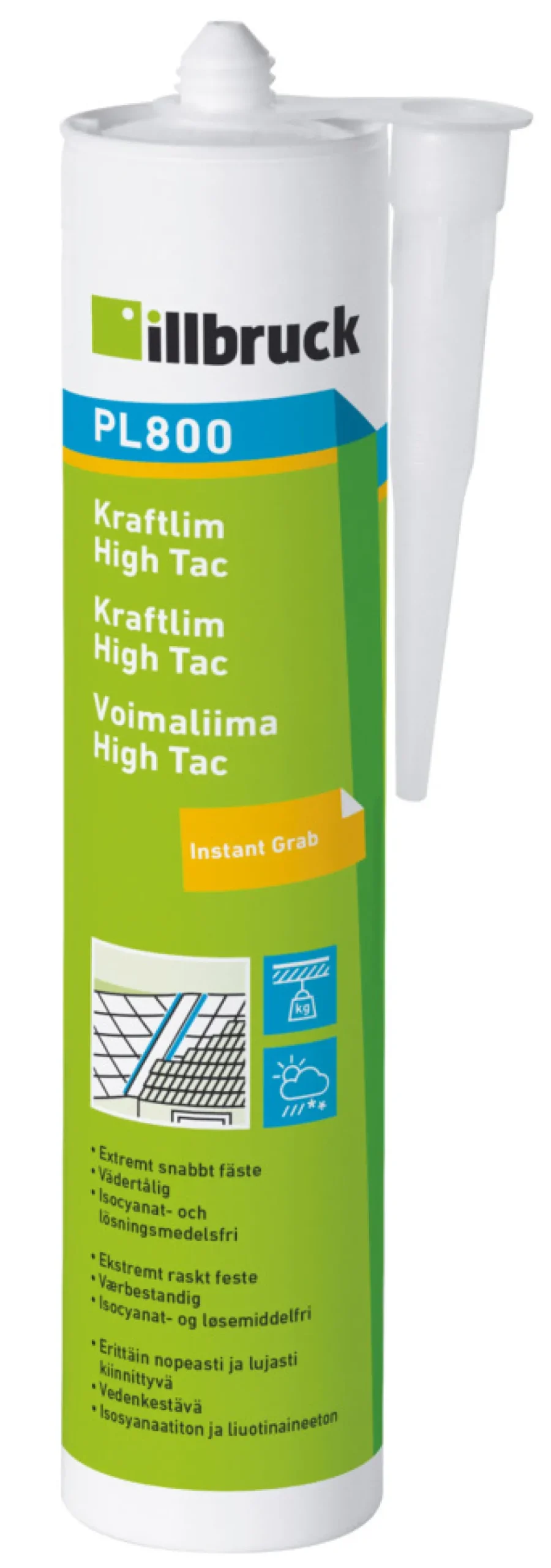 Kraftlim PL800 Vit 310 ml illbruck