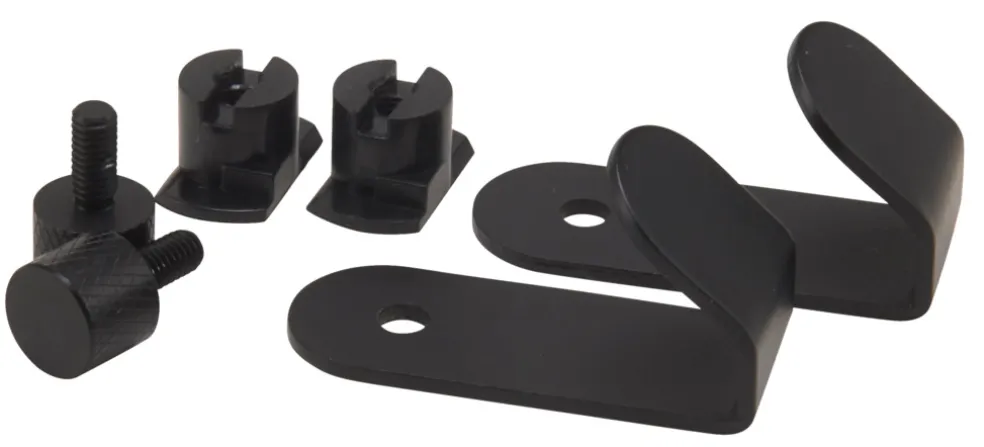 Krok Akustikpanel Svart 2-pack Fibrotech