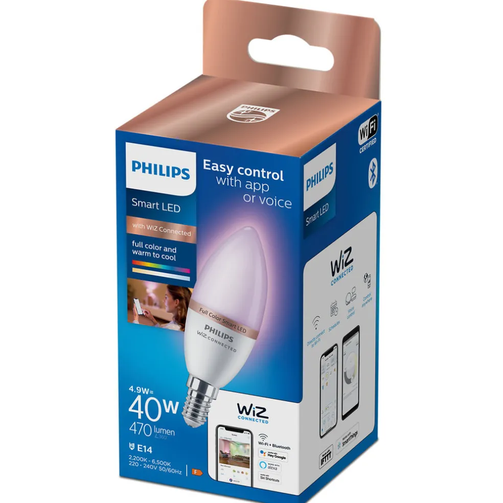 Kronlampa Smart LED E14 5W/40W Philips