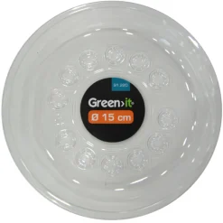 Krukfat Ø15 cm Klar Green>it