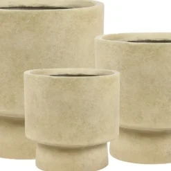 Krukset Fiber Beige Ø24/30/37 cm Scan-Pot