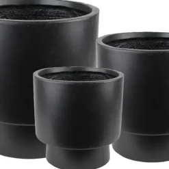 Krukset Fiber Svart Ø24/30/37 cm Scan-Pot