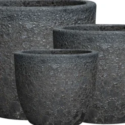 Krukset Struktur Svart Ø23/29/37 cm Scan-Pot