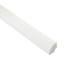 Kvartsstav PVC Vit 16 x 16 mm - 2,5 m Primo