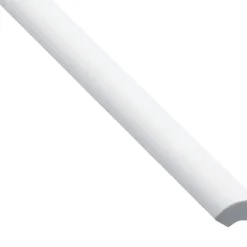 Kvartsstav PVC Vit 12 x 12 mm - 2,5 m Primo