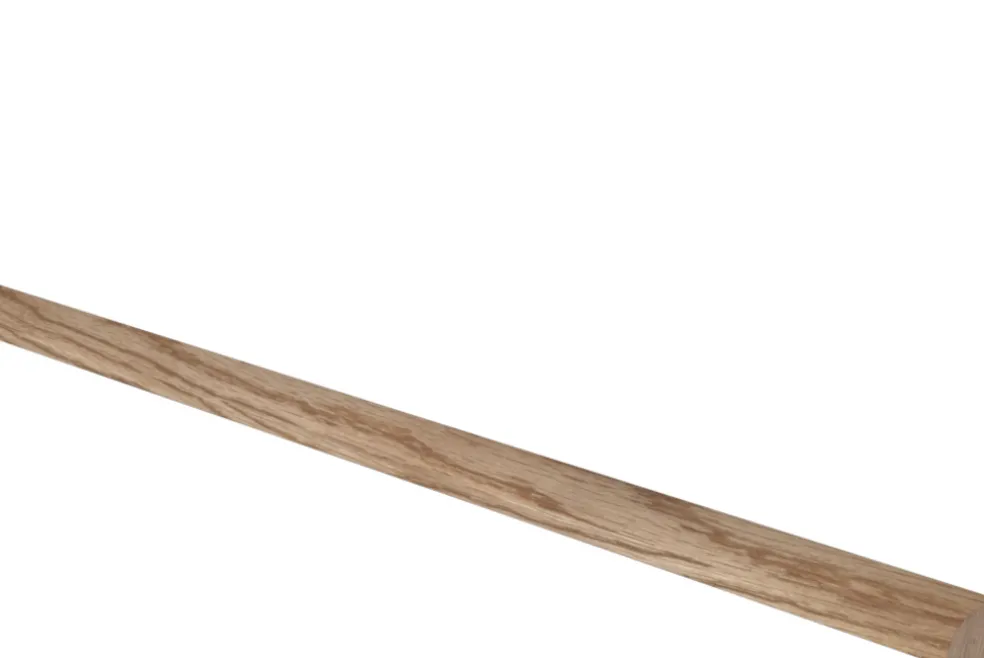 Kvartstav Ek Lackad 12 x 12 mm - 2,4 m EHL Prolist