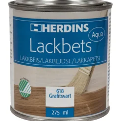 Lackbets Aqua Grafitsvart 275 ml Herdins