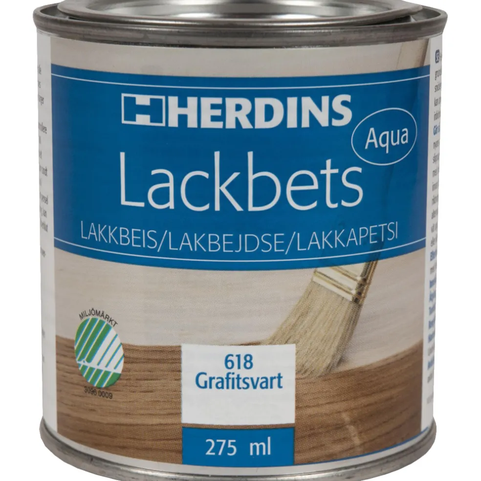 Lackbets Aqua Grafitsvart 275 ml Herdins