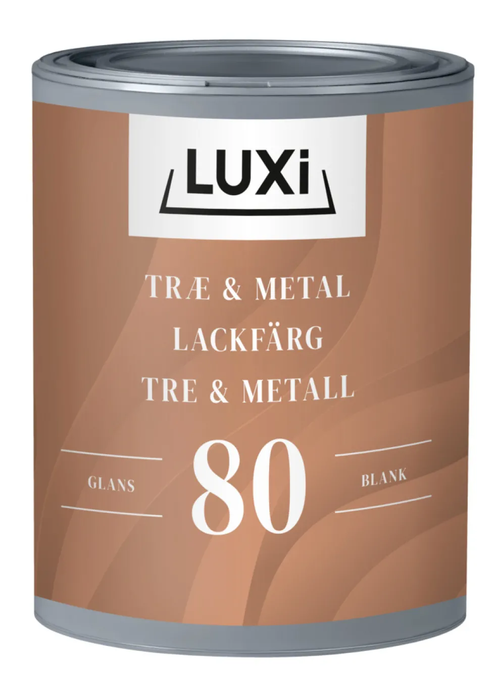 Lackfärg V-80 Vit 0,75 L Luxi