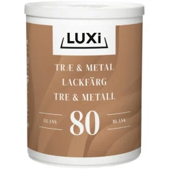 Lackfärg V-80 Vit 0,75 L Luxi