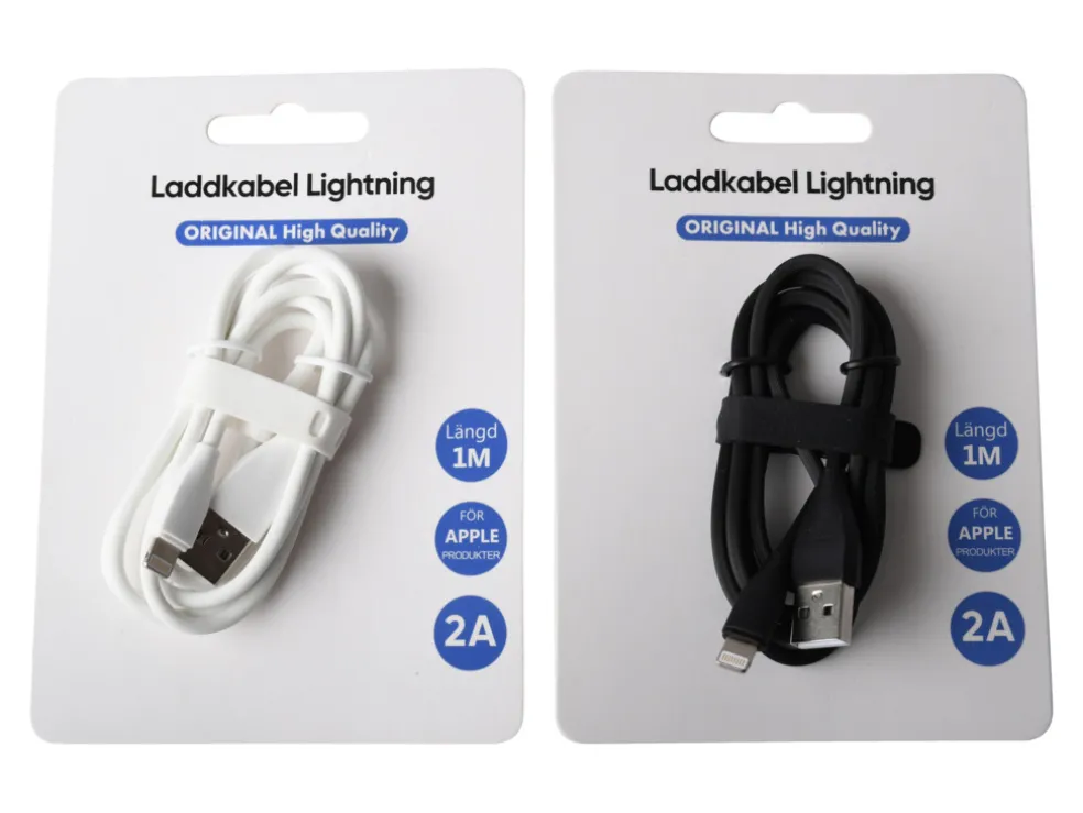 Laddkabel Lightning 2A 1 m