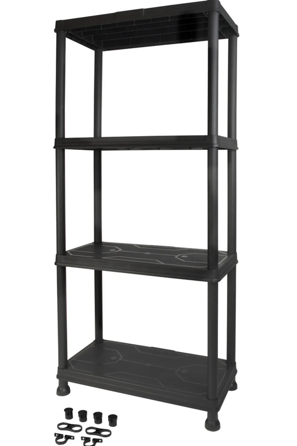 Lagerhylla Plast 134 x 60 cm - 25 kg/hyllplan Gardeco