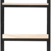 Lagerhylla Stål Svart 90 x 190 cm - 125 kg/hyllplan