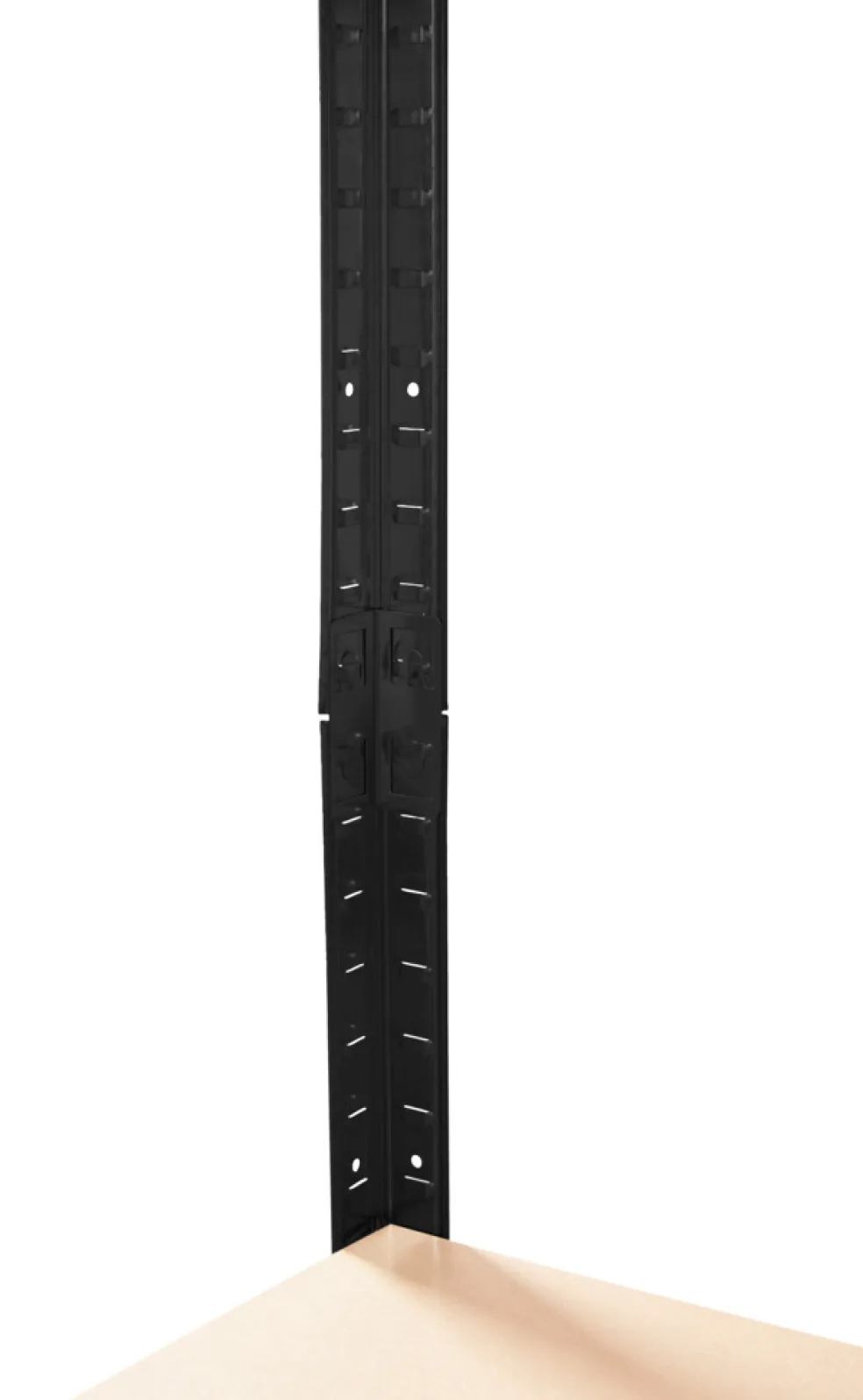 Lagerhylla Stål Svart 90 x 190 cm - 125 kg/hyllplan