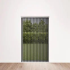 Lamellgardin Ljusdämpande Svart 300 x 250 cm