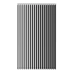 Lamellgardin Ljusdämpande Svart 300 x 250 cm