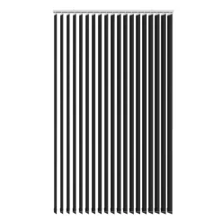 Lamellgardin Ljusdämpande Svart 250 x 250 cm