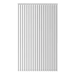 Lamellgardin Ljusdämpande Vit 150 x 250 cm
