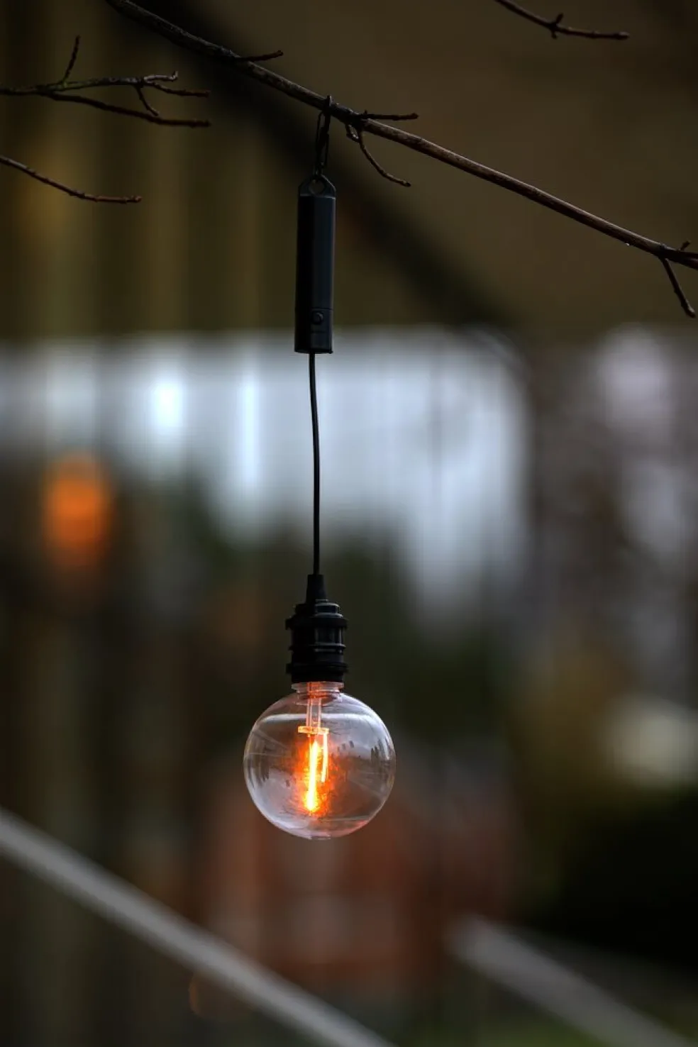 Lampa Uppladdningsbar m/krok Konstsmide