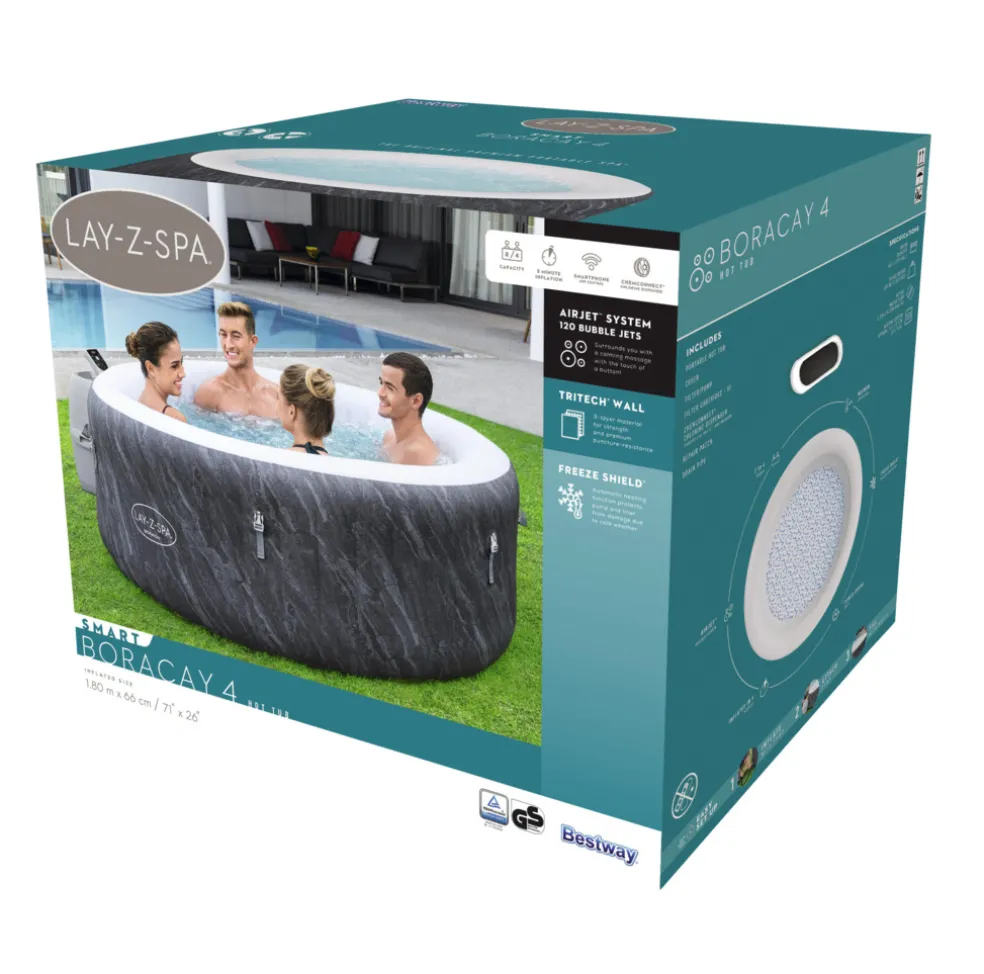 Lay-Z-Spa AirJet 4 Boracay Ø180 cm Bestway
