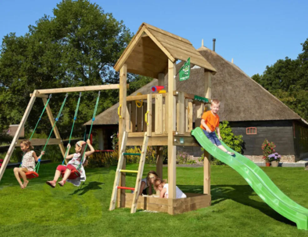 Lektorn Jungle Gym Club m/rutschkana & gungmodul